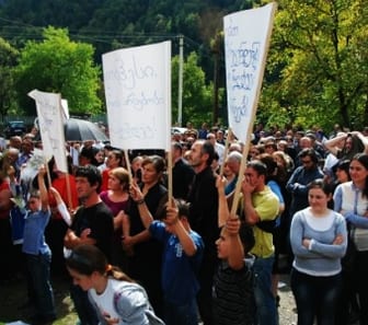 Protest in Caishi