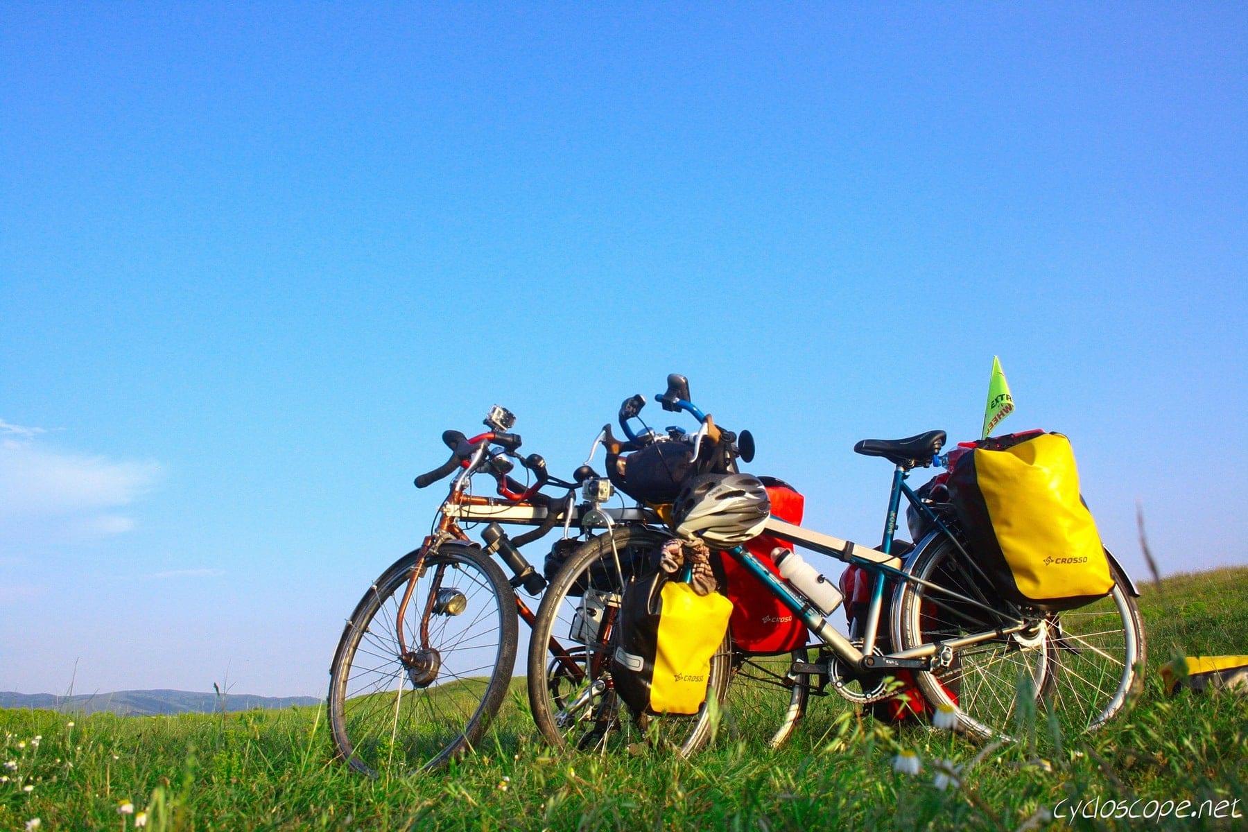 Cycling towards the Danube