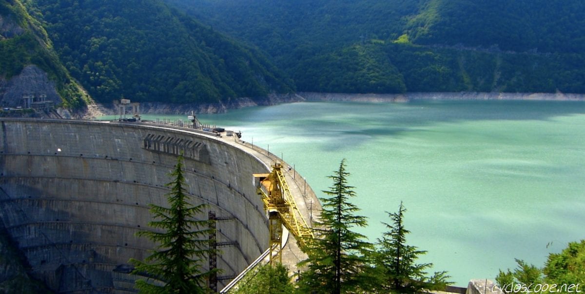 Georgia travel guide Enguri Dam