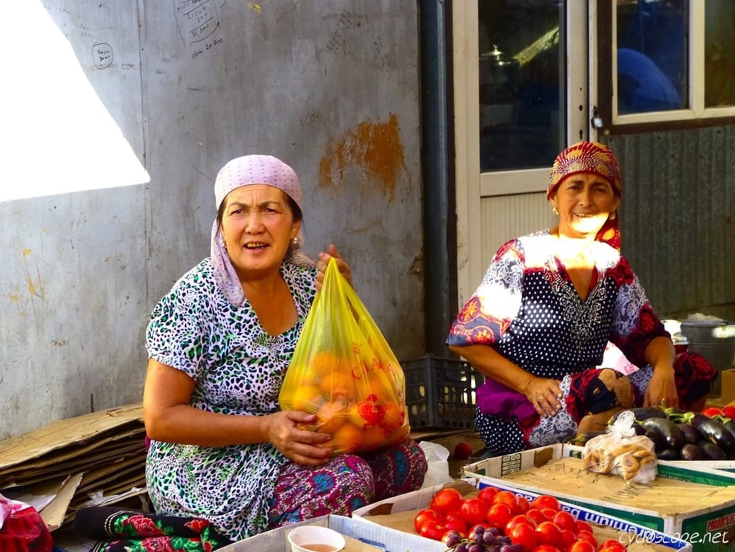 The typical Central Asian Bazar of Turkestan
