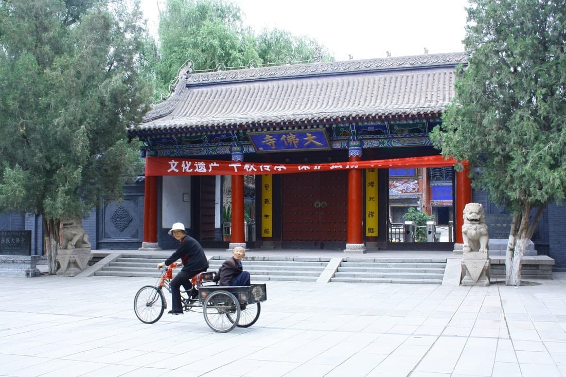 Zhangye, Gansu, sleeping Buddha