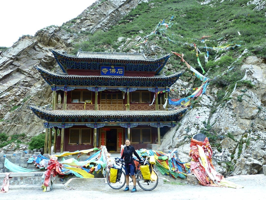 Buddhist temple qinghai, China