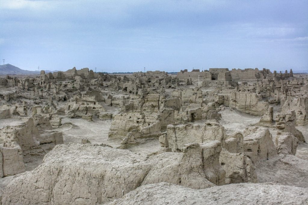 bikepacking xinjiang Yarkhoto Jiaohe ancient town