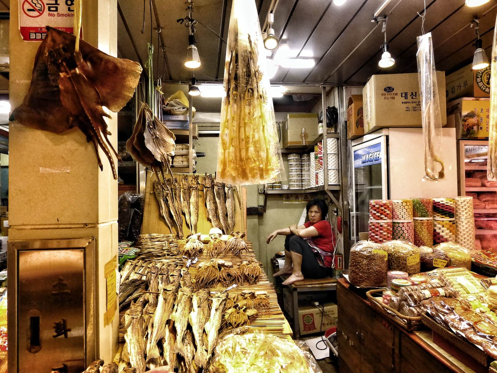dry fish Bujeon market