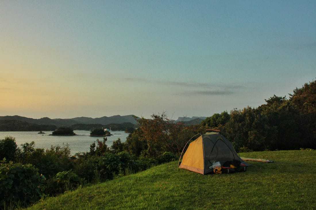 free wild camping in japan