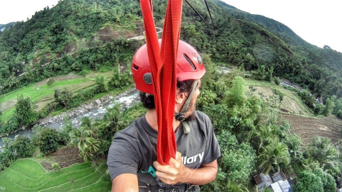 zipline Panay Filippine Tibiao