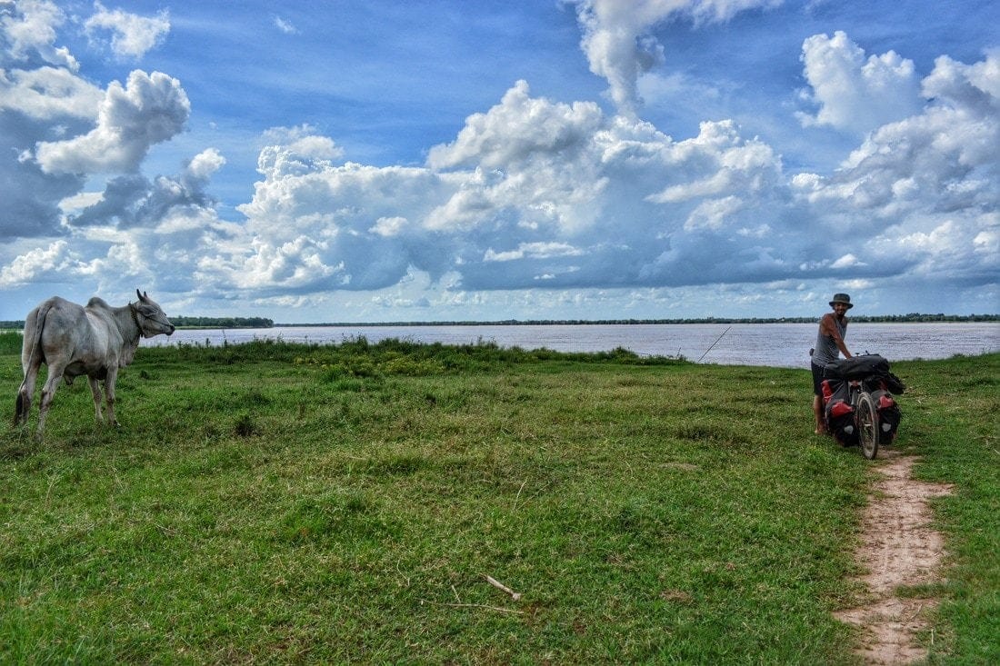 bicycle trip mekong river