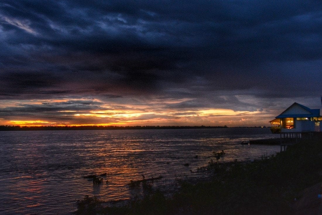 tramonto Mekong 
