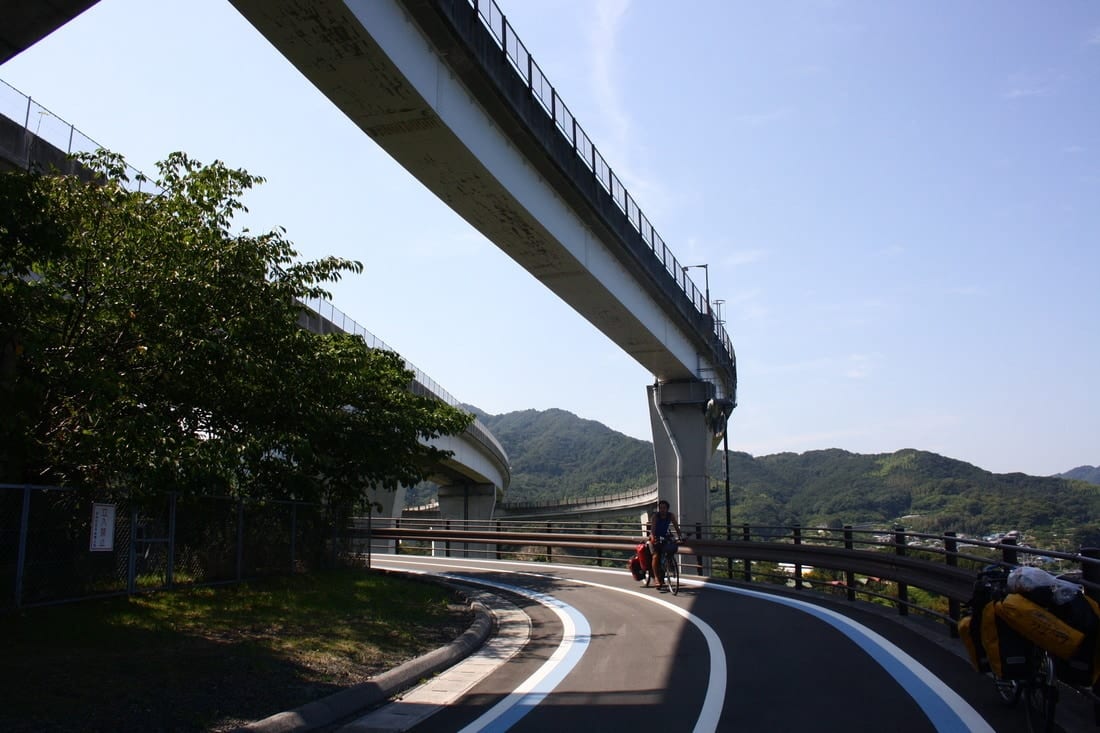 Shimanami Kaido bicycle highway Japan