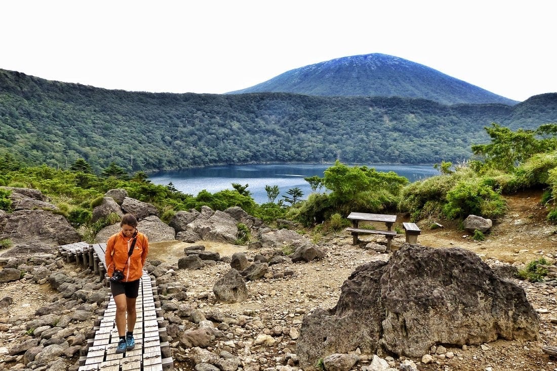 Kirishima Range: Hiking Onami Lake, Mt. Karakuni and Shinmoedake 26