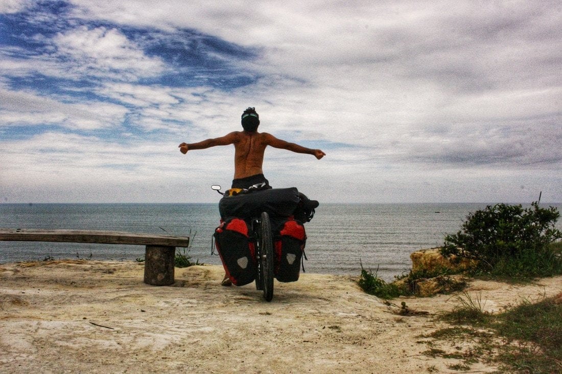 cicloturismo Borneo spiagge Miri 