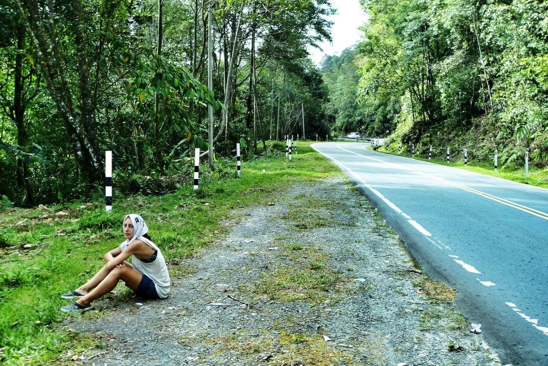 bicycle touring Crocker Mountain Kinabalu