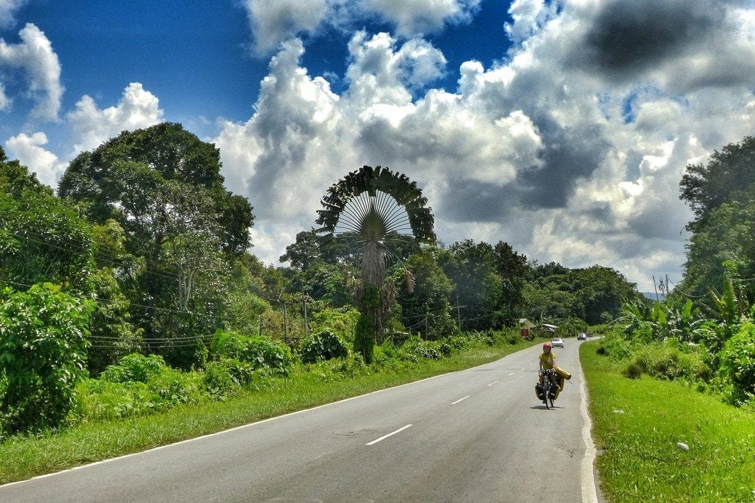 Bicycle Touring Brunei Borneo