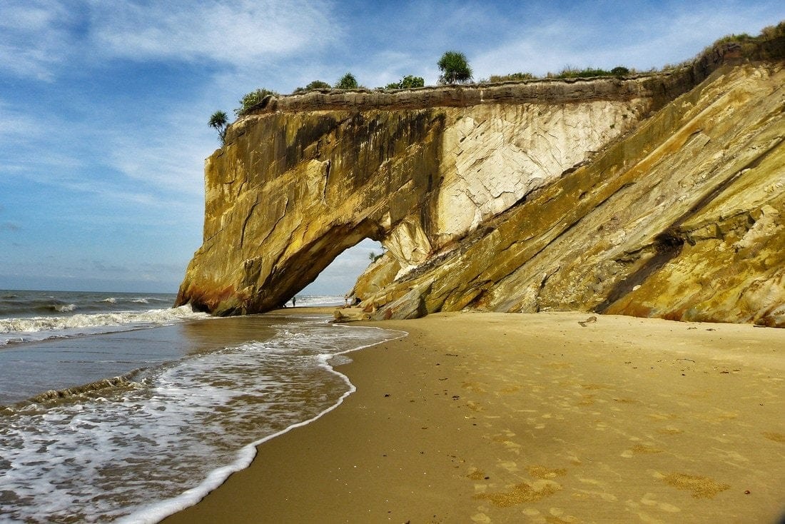 Rock Arch Tusan Beach Borneo Miri Sarawak
