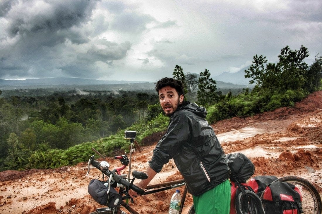 Bicycle touring in West Kalimantan 