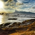 Teluk Pako beach, where many Proboscis Monkeys come out at sunset