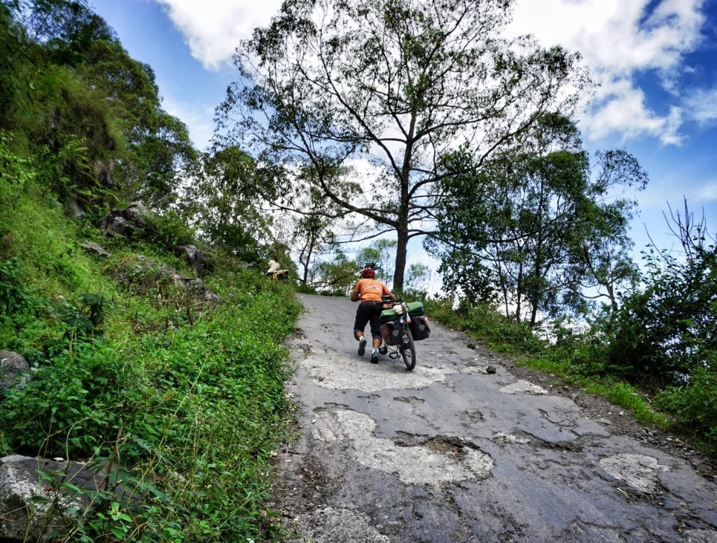 cycle touring in Bali