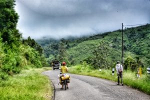 the road to Bajawa