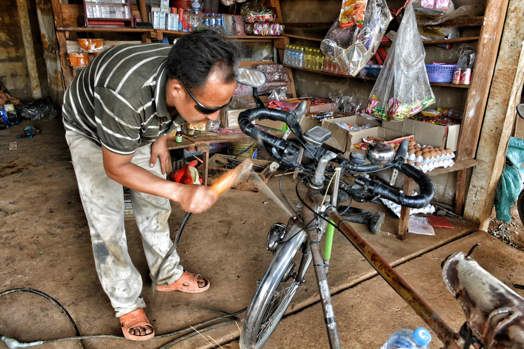 Building a touring clearance bike