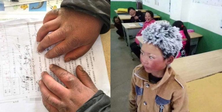 Il bambino cinese con i capelli ghiacciati: la povertà in Cina senza propaganda 4