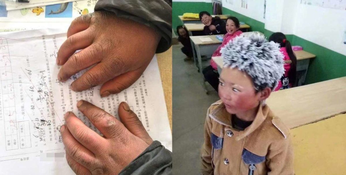 Il bambino cinese con i capelli ghiacciati: la povertà in Cina senza propaganda 1