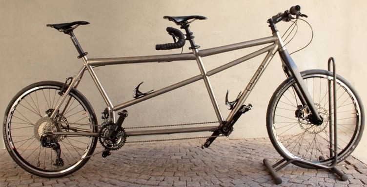 titanium tandem bike rewel