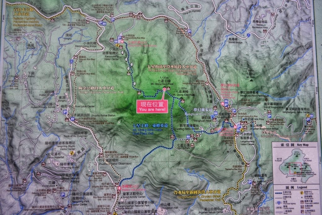 yangmingshan national park map