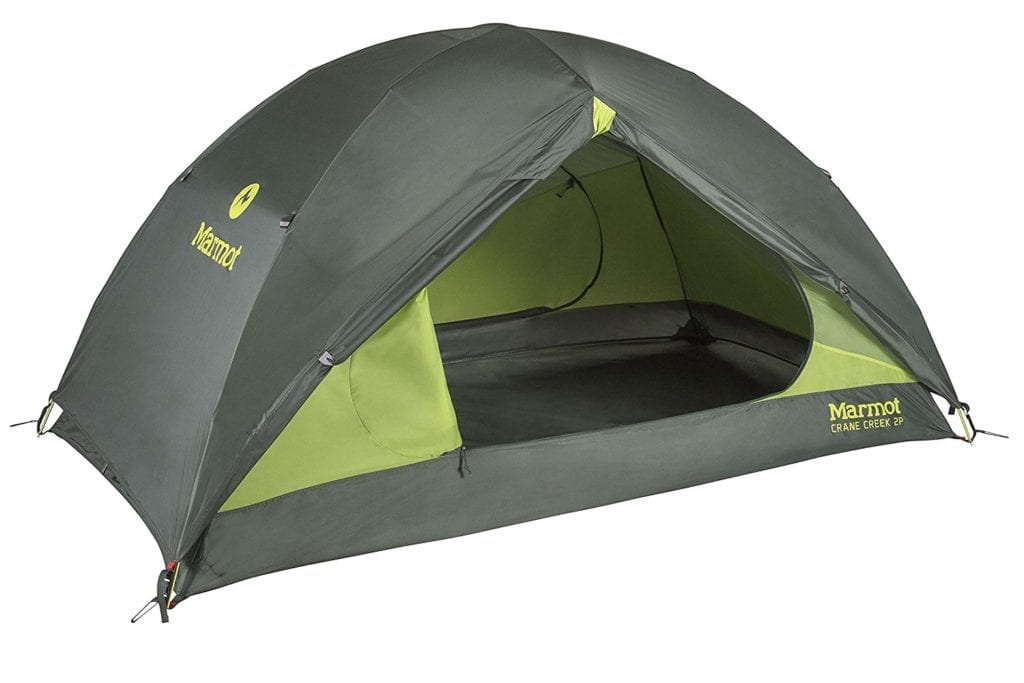 2 person Marmot Crane Creek Backpacking and Camping Tent