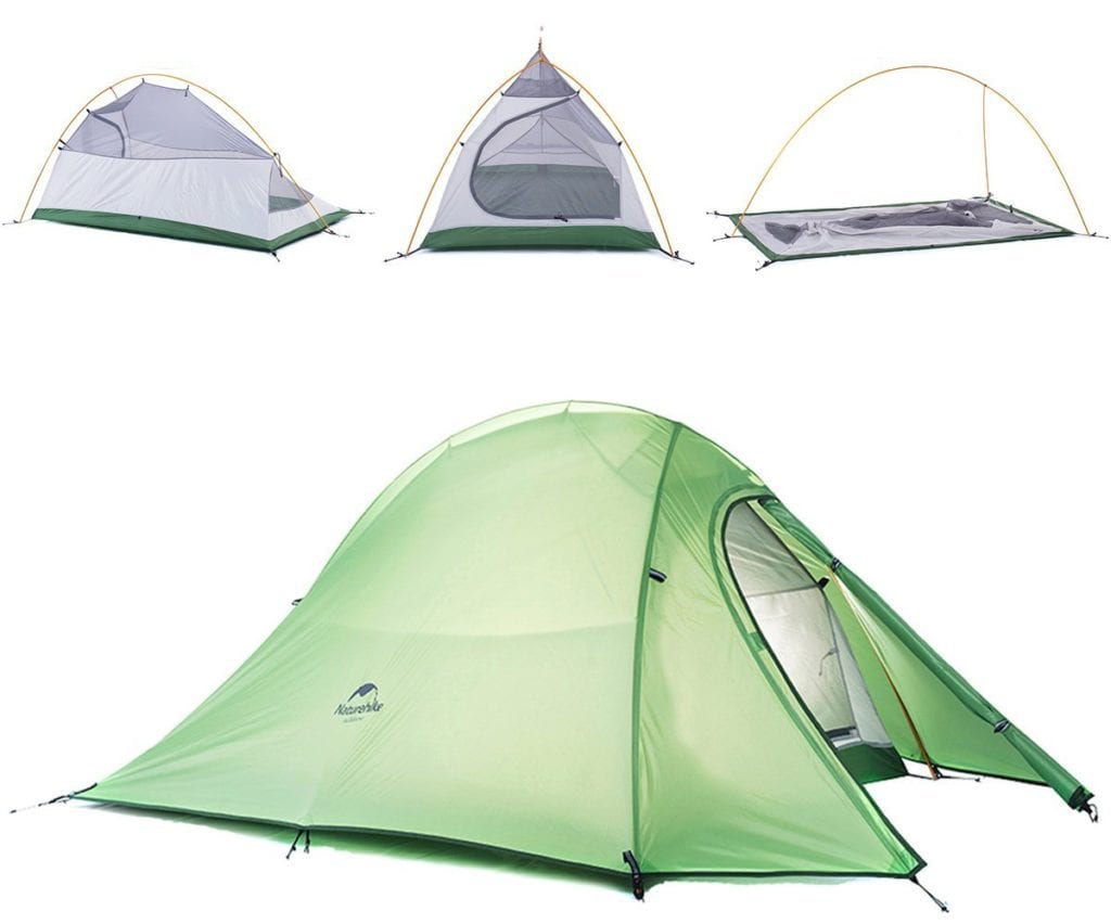 migliore tenda cicloturismo Naturehike Cloud-Up 4 stagioni