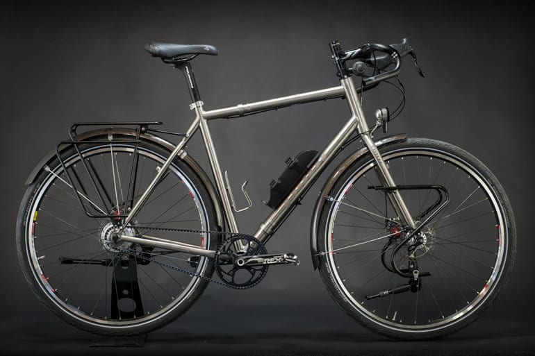 Pilot titanium touring bikes