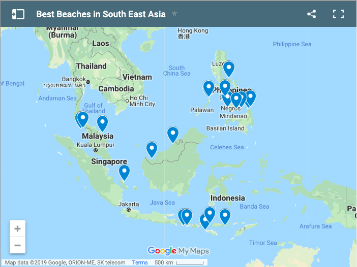 beast beaches southeast asia map