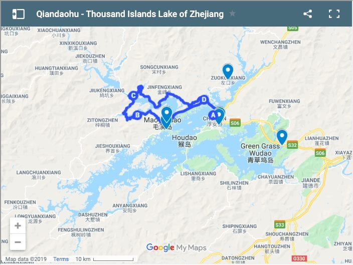 Qiandao Lake GPX Map