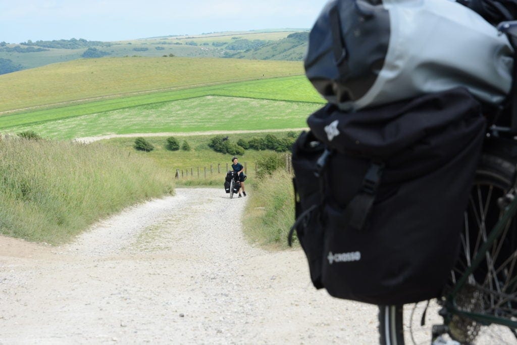 The Thrill of the Trail - Challenging the South Downs Way fully loaded 9