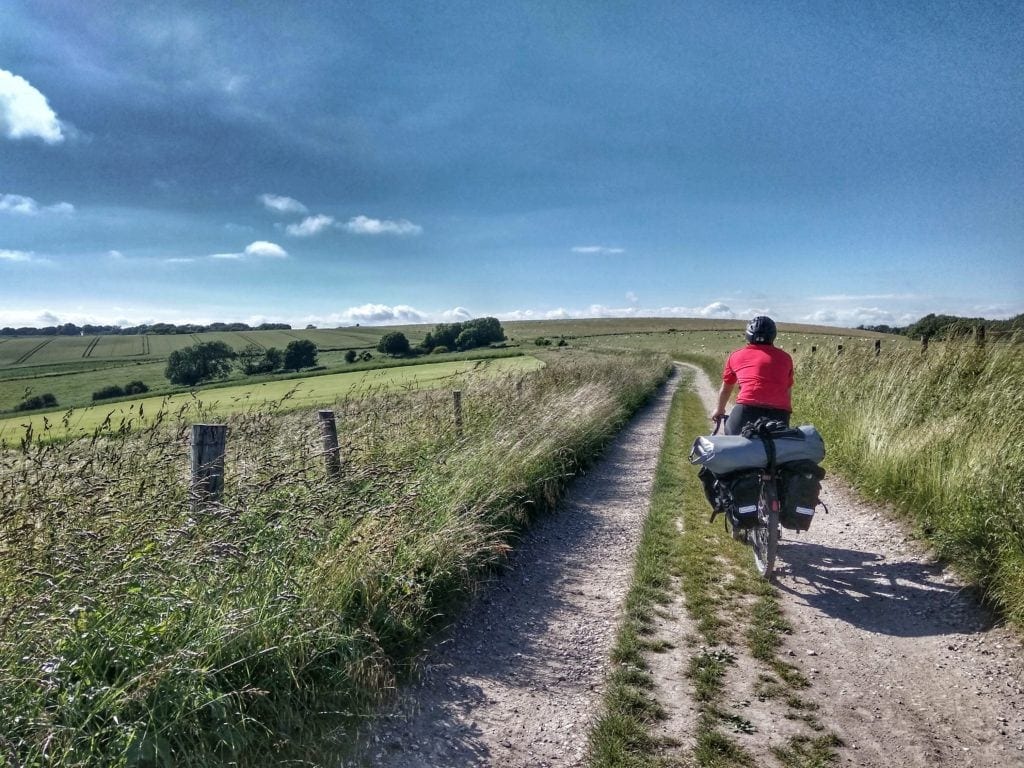 The Thrill of the Trail - Challenging the South Downs Way fully loaded 2