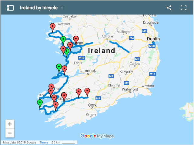 wild atlantic way route map