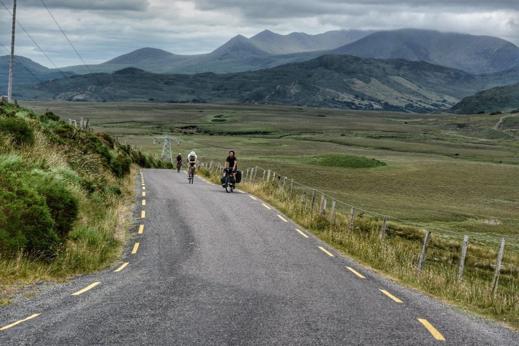 ring of kerry in bicicletta