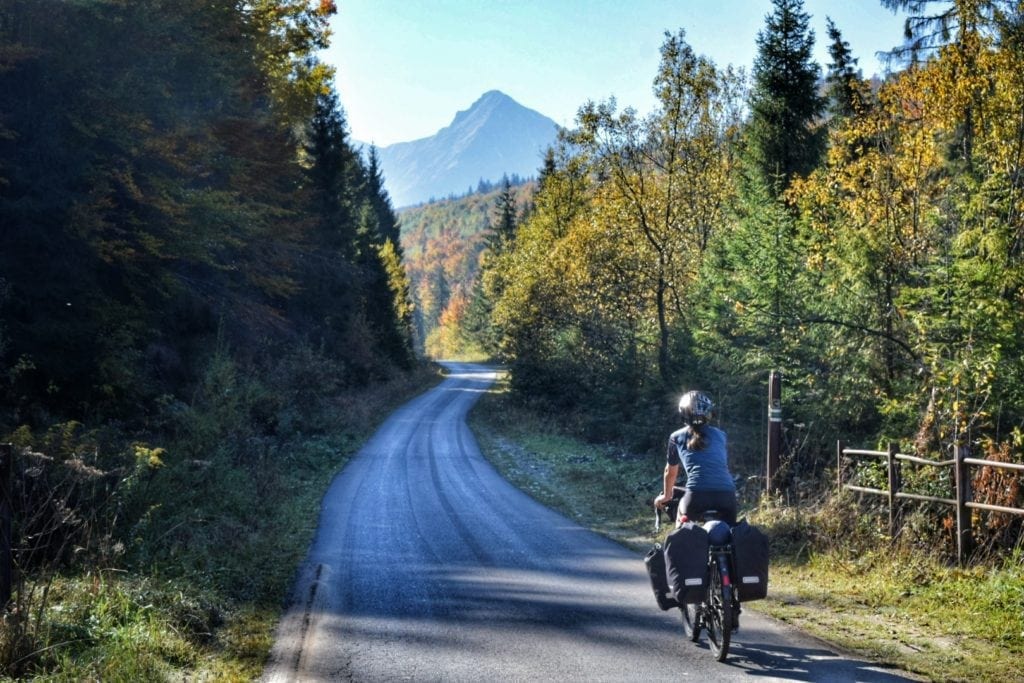 bicycle touring slovakia