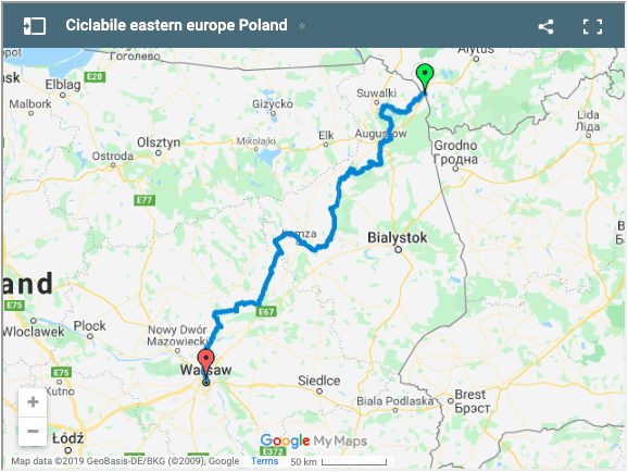 EuroVelo 11 Map GPX Est Europe Cycling Route