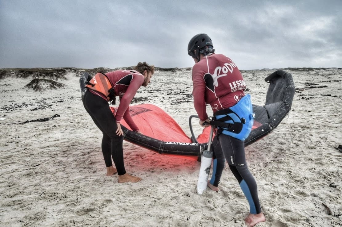 kitesurfin course langebaan