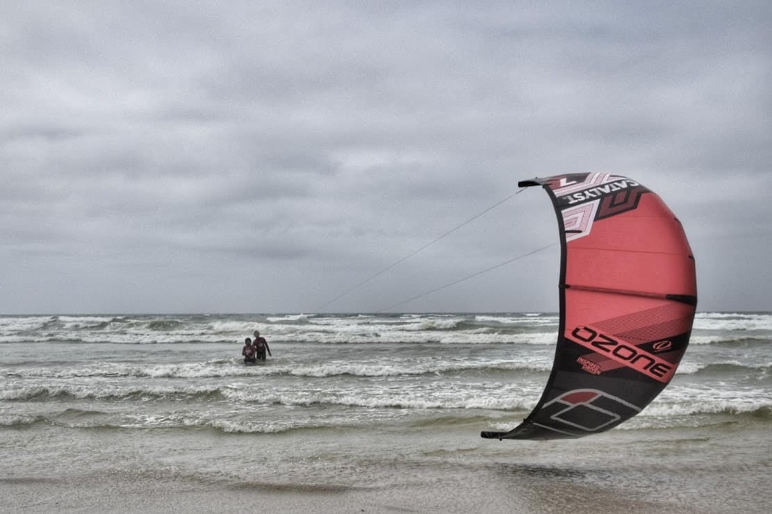 learning kite surfing in Cape Town muizenberg