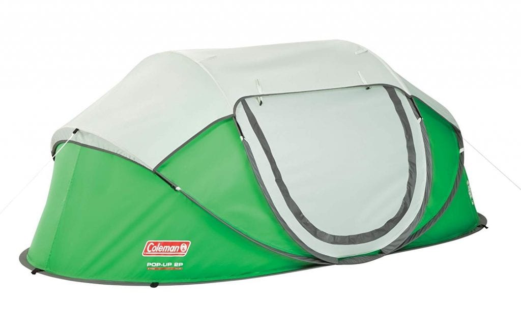 coleman pop up tent 2 person