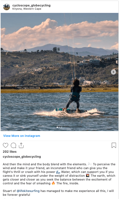kitesurfing instagram