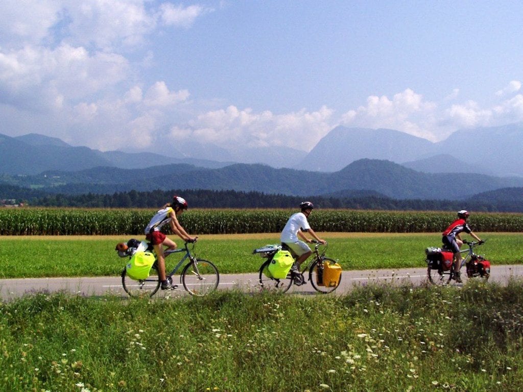 itinerario in bici in slovenia