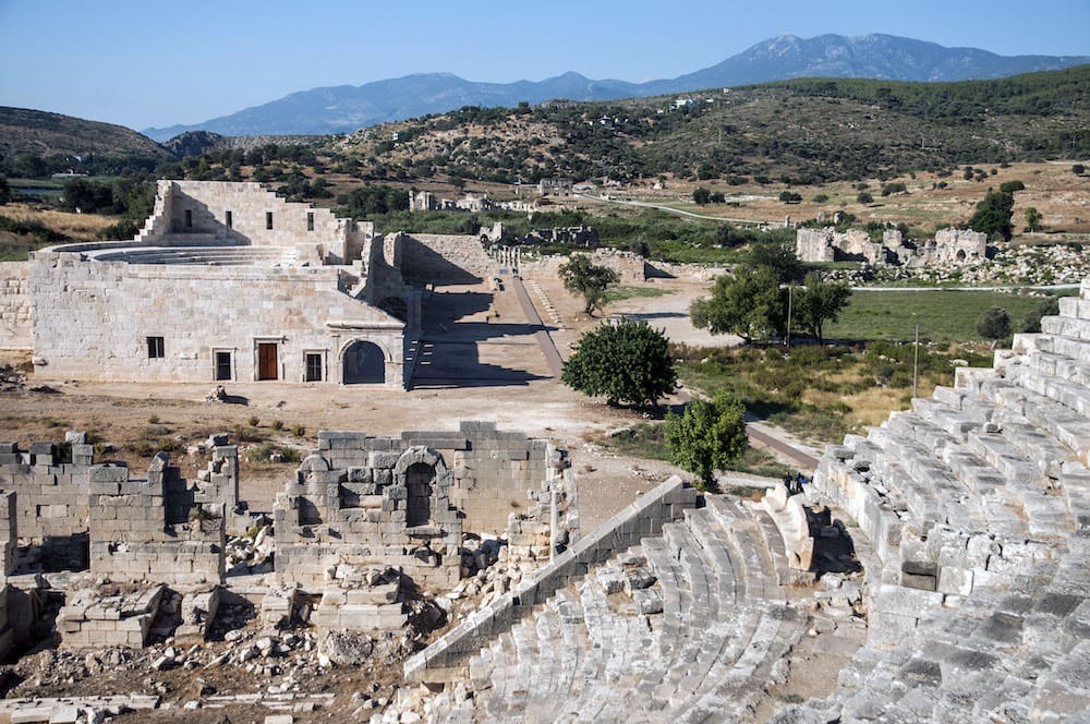 ruins at patara