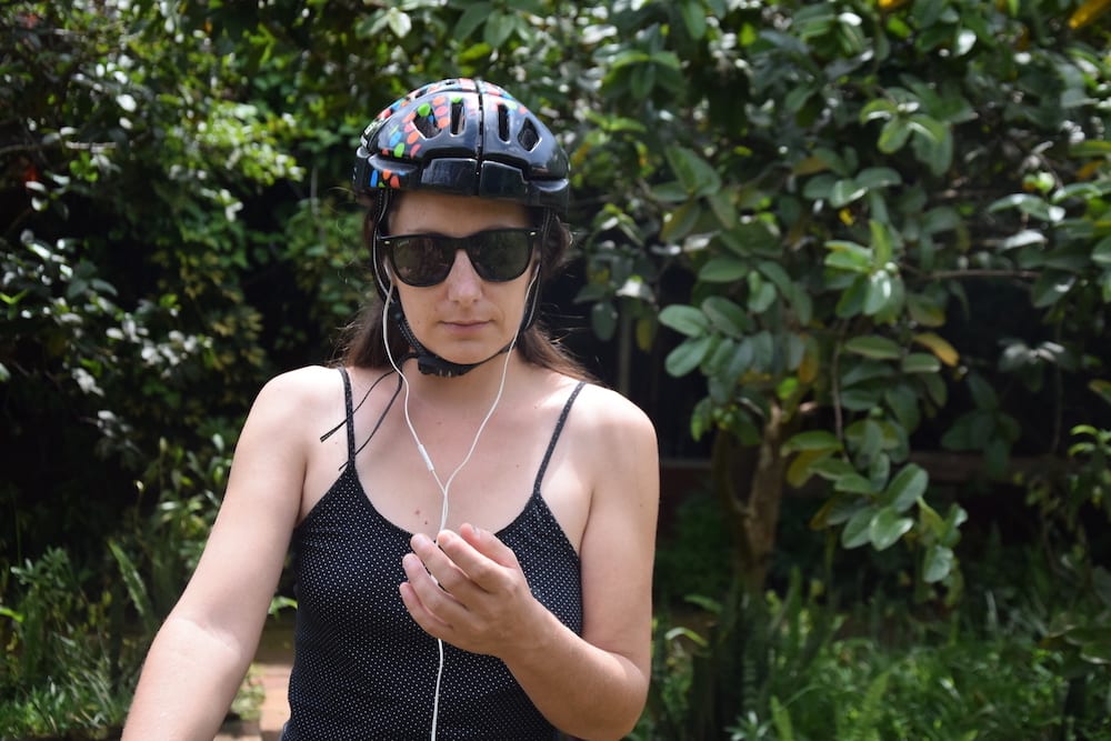 cuffie per casco da bicicletta