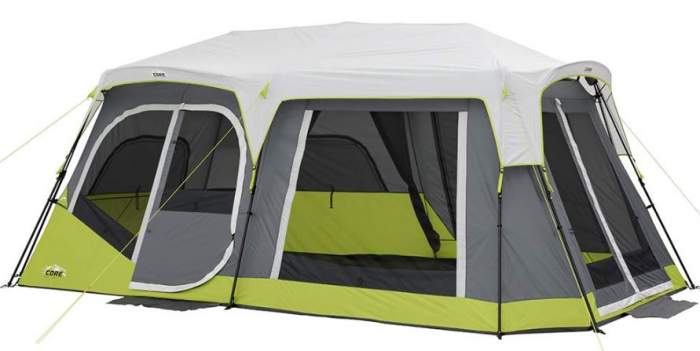best 4 person 2 rooms family tent camping "cheap" tent for large groups