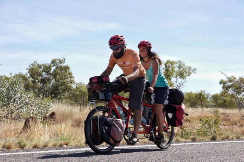 Tandem cheap bicycle touring