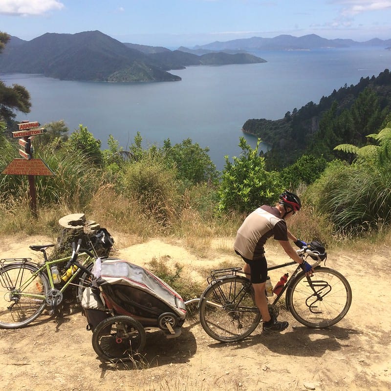 Queen Charlotte Track by bicycle