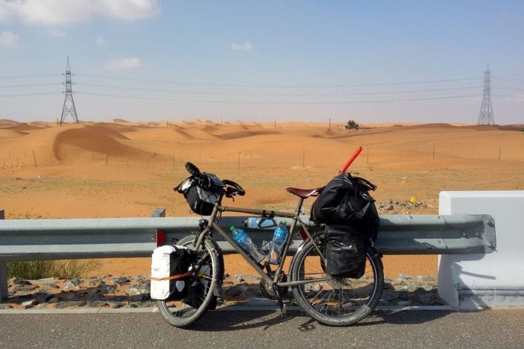 bicycle touring Oman UAE