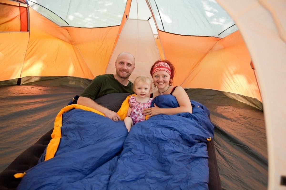 Double Self Inflating Pad Sleeping Mattress Air Bed Camping Hiking Mat Thicken 4 